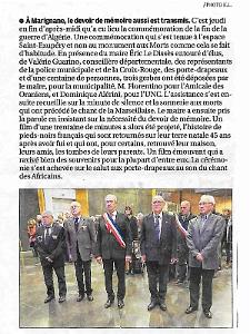 2019 12 05 MARIGNANE Hommage aux morts de la guerre d'algerie ,Tunisie, Maroc (1)